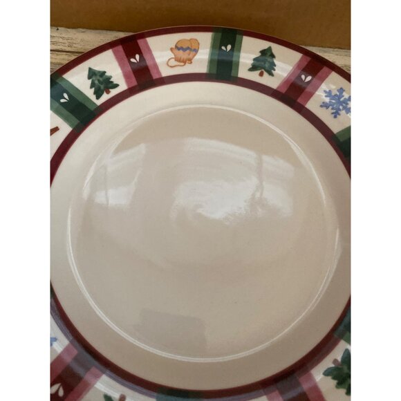Pfaltzgraff Snow Bear Christmas 13" Chop Plate Serving Platter Pre-owned - Picture 5 of 7
